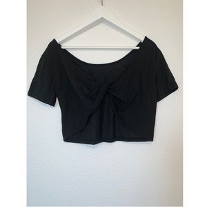 SHEIN Black Crop Top